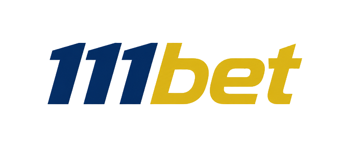 111bet brand logo on warm brown header